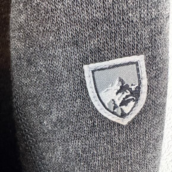 Kuhl Men's 1/4 Zip Pullover Fleece Sweater Mountain Outdoor Warm XL Gray EUC - Picture 6 of 8